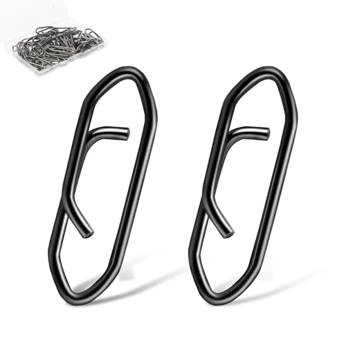 Medium Fishing Speed Clips - 50 Pcs Stainless Steel Quick Change Snaps
