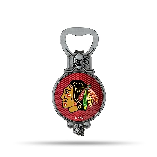 Magnetic Bottle Opener - Chicago Blackhawks - Stainless Steel