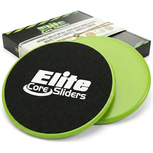 Core Sliders for Full Body Workout - Pack of 2 - Green