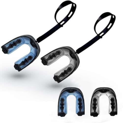 Football Mouth Guard, 2pcs Guard Sports Youth Mouthpiece Boxing