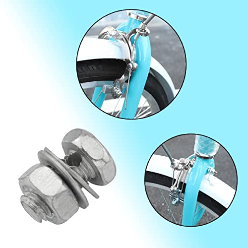 8-Pack Bicycle Brake Cable Regulator Clamp Lock Screws with Nuts