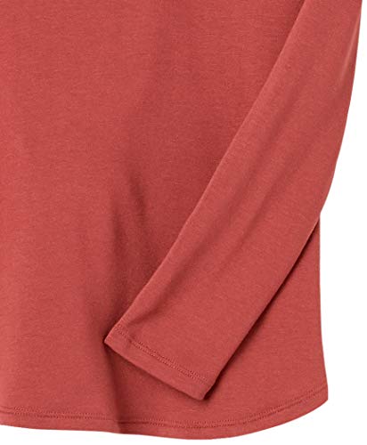 Women's Supersoft Terry Hoodie - Sustainably Sourced Rayon Blend, Brick Red, X-Small
