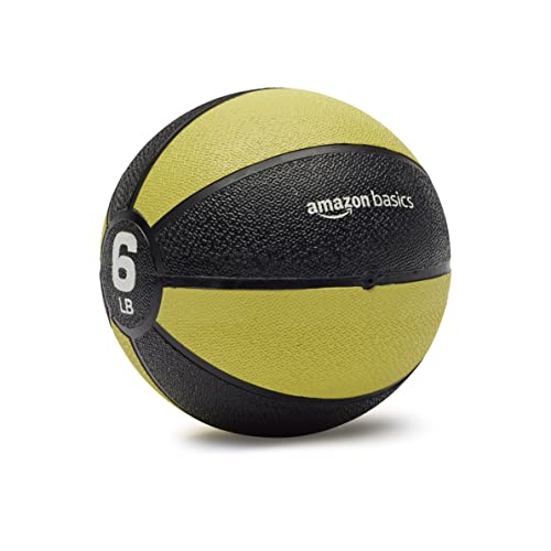 6-Pound Weighted Medicine Ball for Core Strength & Balance