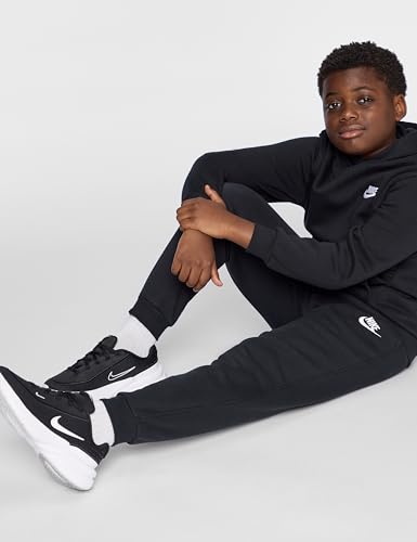 Kids' Fleece Joggers - Large - Black/White