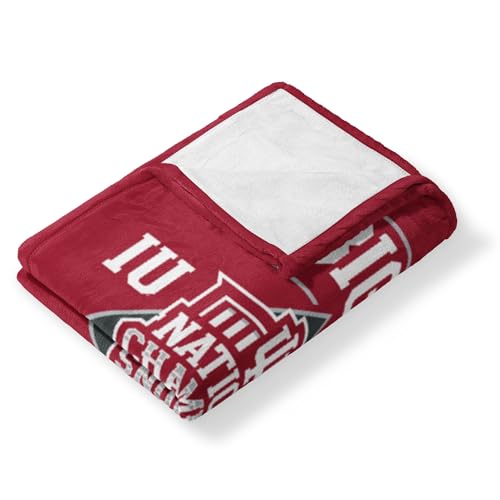 NCAA Silk Touch Throw Blanket - Indiana Hoosiers - 46 x 60 in