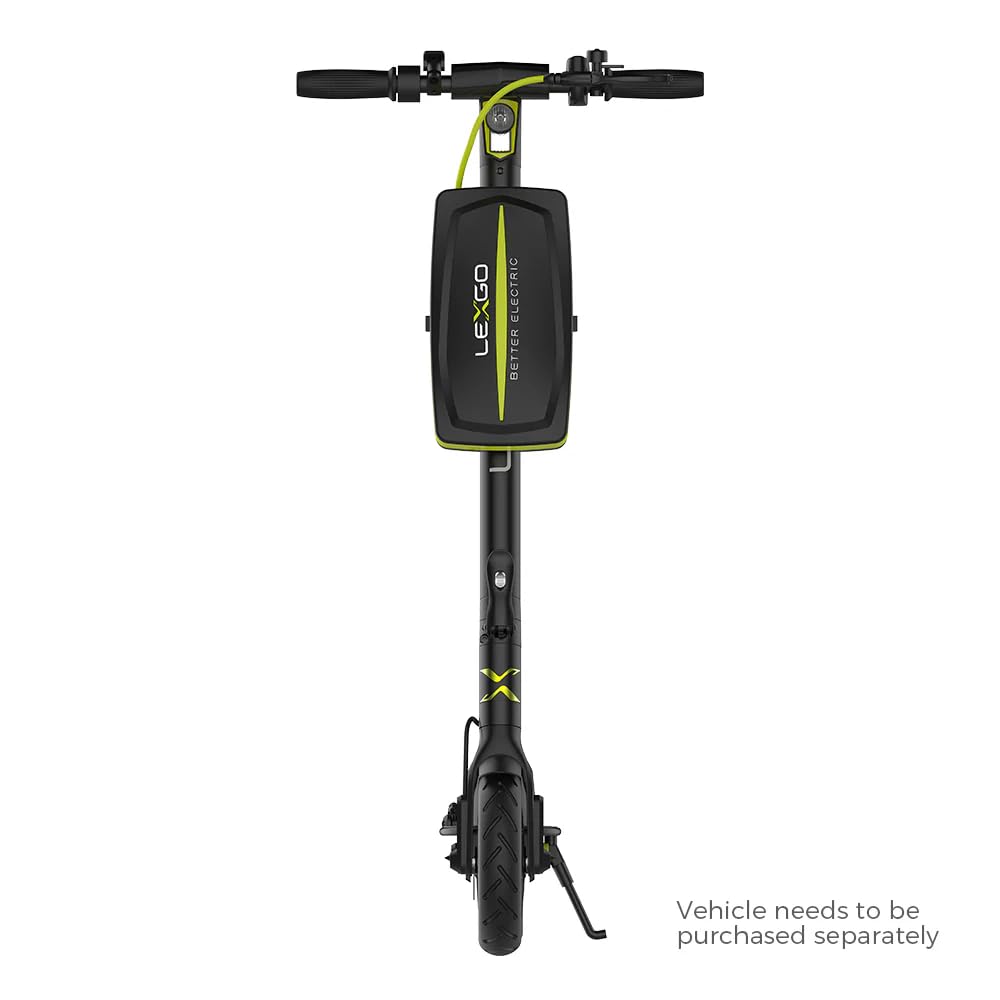 LEXGO Scooter Storage Bag 8L Universal, Foldable Waterproof Front Handlebar Bags, Large Capacity Portable Commuting Scooter Bag for Carrying Tools