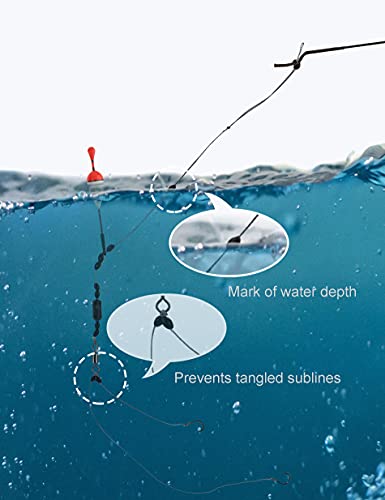 Rubber Bobber Stoppers for Fishing Line - 600pcs Weight Stoppers