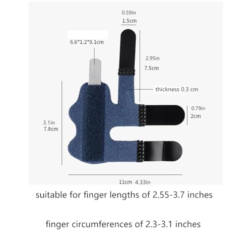 Trigger Finger Splint Brace for Arthritis Relief - Blue