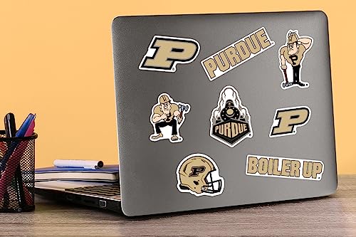 Purdue University Vinyl Stickers - 50 Waterproof Decals for Laptops & Cars