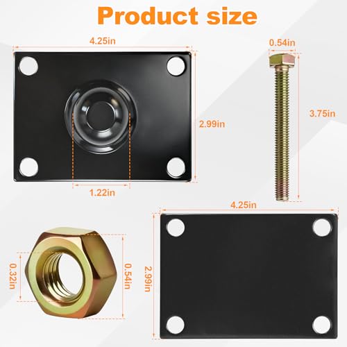 Swing Control Adapter for 2-Inch x 3-Inch A-Frame Trailers