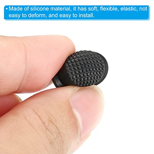 Silicone LED Flashlight Switch Caps - 4 Pack, 0.49"