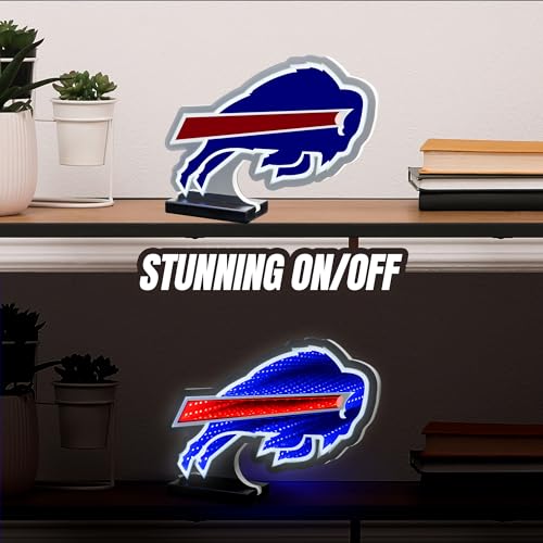 Buffalo Bills LED Infinity Logo Light - 3D Acrylic Display