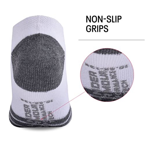 Girls' Low Cut Socks - White - Comfortable Athletic Socks