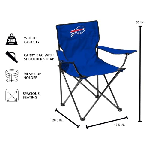 Buffalo Bills Quad Chair - Lightweight & Portable for Tailgating