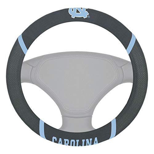 Embroidered Steering Wheel Cover - North Carolina Tar Heels 15"
