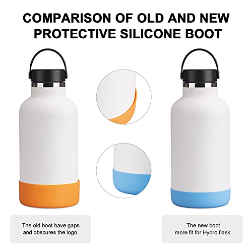 Protective Silicone Boot for Water Bottles and Tumblers - 12 oz, Baby Blue