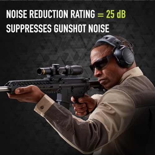 Bluetooth Hearing Protection Ear Muffs - 25 dB NRR