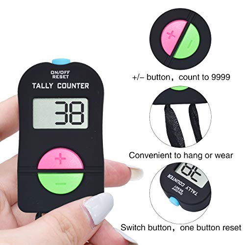 Electronic Hand Clicker Counter - Easy Tally Counter for Sports