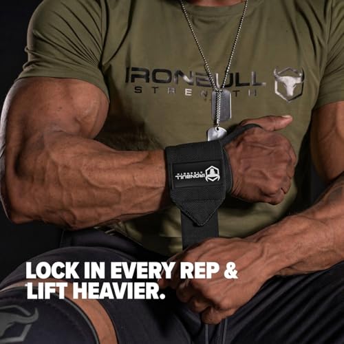 18-Inch Wrist Wraps for Weightlifting - Black V2