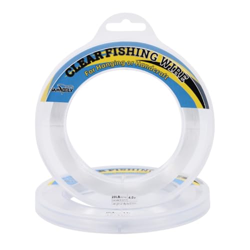 Invisible Fishing Wire - 20LB Strength, 218 Yards for Crafts & Decorations