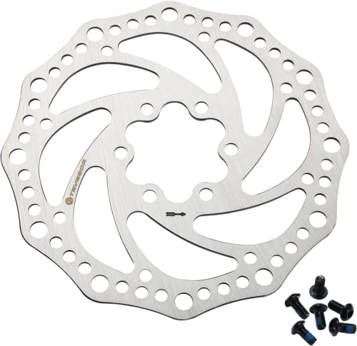 160mm Bike Disc Brake Rotor with 6 Bolts - Silver