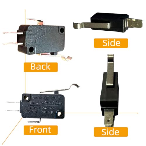Golf Cart Micro Switch - 3 Prong Terminal Replacement for Club Car DS & Precedent
