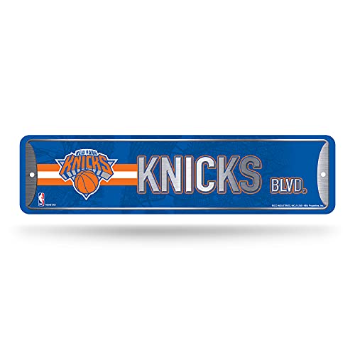 NBA Basketball Metal Street Sign - 4" x 15" Durable Aluminum