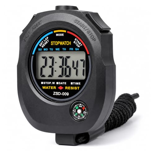 Digital Stopwatch Timer - 2 Pack for Sports & Training