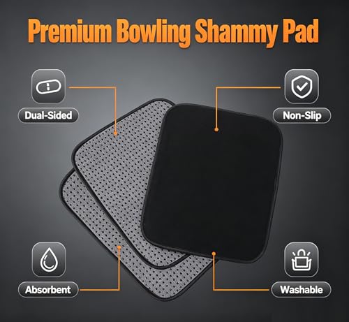 Bowling Bag & Shammy Pad Cleaning Set - Microfiber Accessories