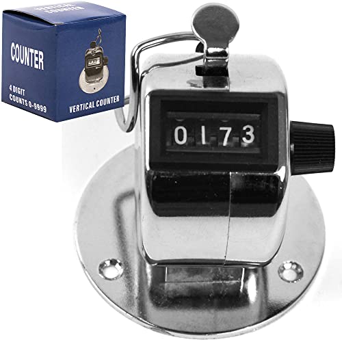 Handheld or Mountable Clicker Counter with Thumb Tally Button