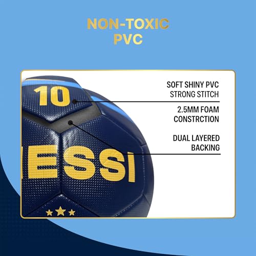 Icon Sports Officially Licensed Argentina Soccer Ball Size 5 Navy 189BL-Navy / 5