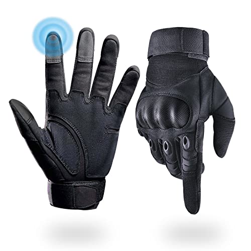 Tactical Gloves with Hard Knuckle Protection for Outdoor Sports