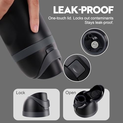 Replacement Lid for Owala Freesip Water Bottles - Black