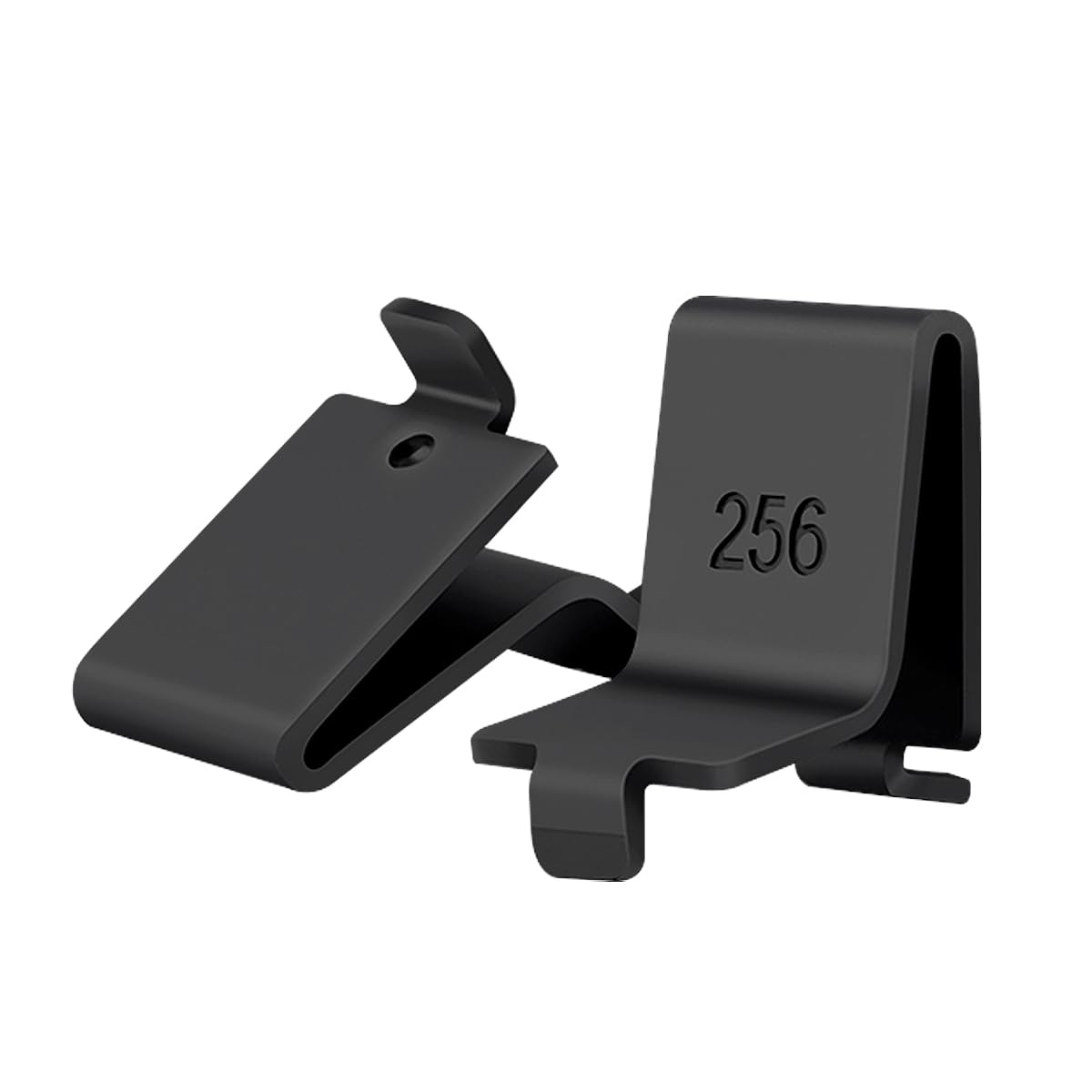 Lenink 256P-ZC Adjustable Pilaster Shelf Clip, 28 Pcs Black Shelving Brackets Clips for Metal and Wood Shelving