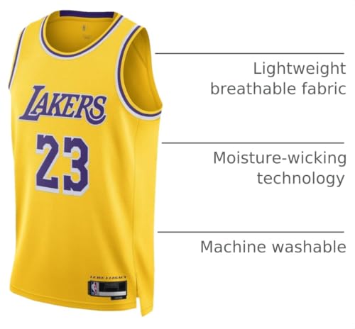 LeBron James Lakers Youth Jersey - Yellow Gold, Size 14-16