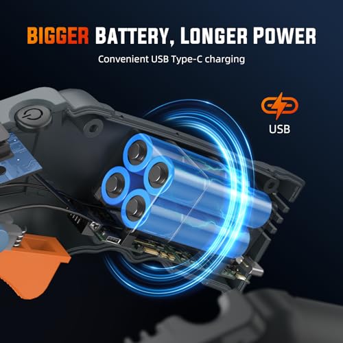 Katerk Cordless Plastic Welder ? 400 Staples Included, 3-Temperature Settings, USB Rechargeable Portable Plastic Welding Kit, Perfect for DIY Projects, plastic/Bumper/Toys Repair