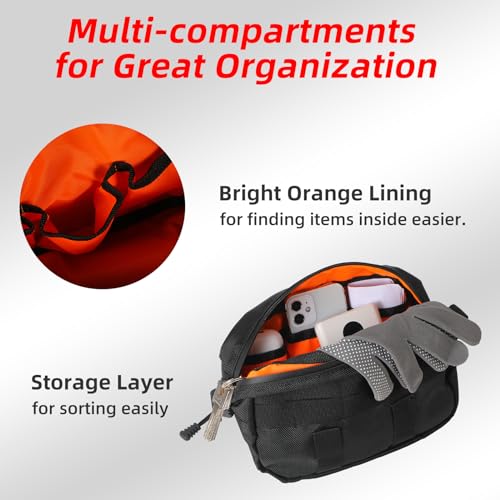 Universal Motorcycle Handlebar Bag Waterproof Storage for Bikes & ATV
