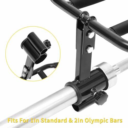 Landmine T Bar Row Handle for Olympic & Standard Barbells - Multi-Grip Workout Equipment