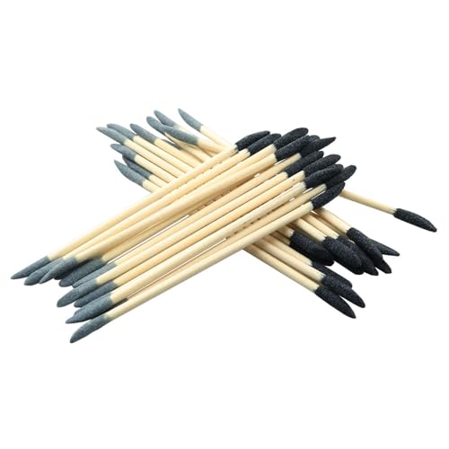 25PCS Double ended Sanding Sticks 150-280 Grit Wood Cuticle Cleaning Manicure Tool for Polishing Branches Suitable for Plastic Models Rough Areas Woodworking and Handcrafted Products