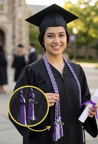 SWE Graduation Honor Cord with Commemorative Charm