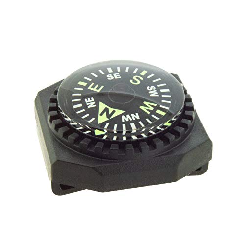 Slip-On Wrist Compass - Durable Luminous Compass for Watch Bands