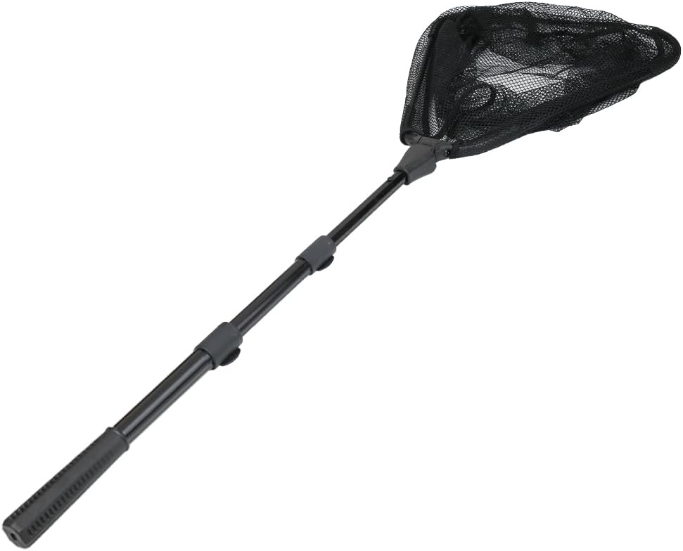 RESTCLOUD Fishing Landing Net - Telescoping Pole Handle, Extends 40-63 Inches | Ideal for Freshwater Fishing