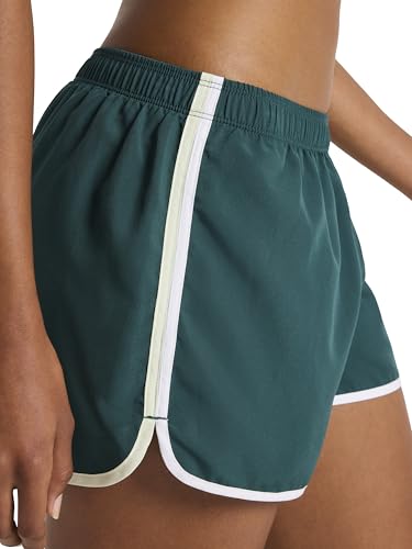 Women's Two-Tone Varsity Training Shorts - Sea Moss, Small