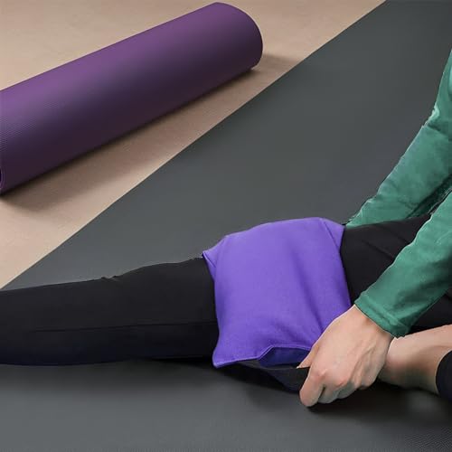 Yoga Sandbag Set - Unfilled Weighted Bags for Fitness - Black