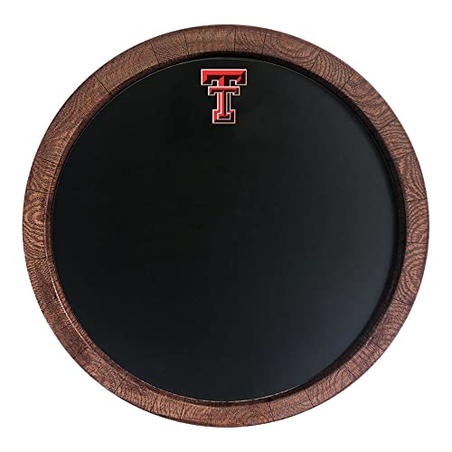 Texas Tech Red Raiders Chalkboard Faux Barrel Top Sign