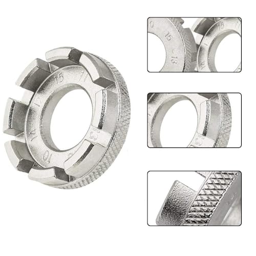 4-Piece Bicycle Spoke Wrench & Tire Lever Set - Wheel Tension Adjustment Tool