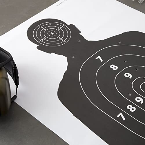 Shooting Targets for Shooting Range - 50 Pack, 17x25" Pistol Targets