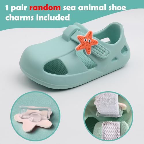 Pharda 5 Wide Toddler Water Sandals Navy Blue Summer Water Shoes for Boys & Girls