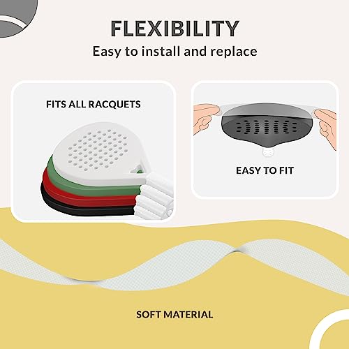 Padel Racket Protector Tape - High Strength, Easy Install - 2 Pack