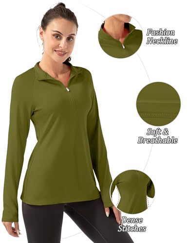 Women's Long Sleeve Polo Shirt - UPF 50+ Sun Protection - Mustard Yellow XS
